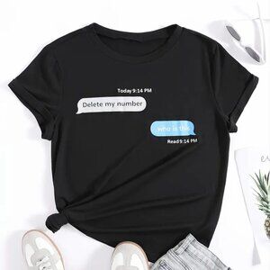 Delete My Number, Who Is This Women's T-Shirt, Convo Shirt